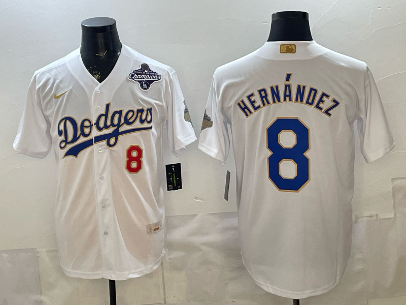 Men Detroit Tigers #8 Hernandez white Game Nike MLB Jersey 0402004